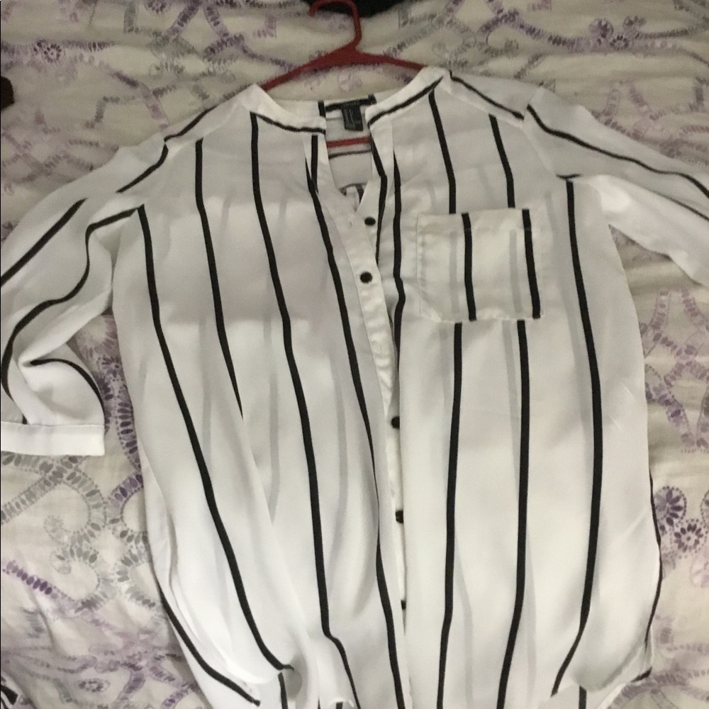 striped blouse
